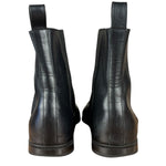 Gucci Black Imprime Pattern Leather Chelsea Boot