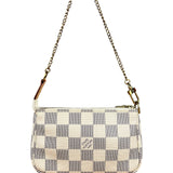 Louis Vuitton Damier Azur Mini Chain Pochette