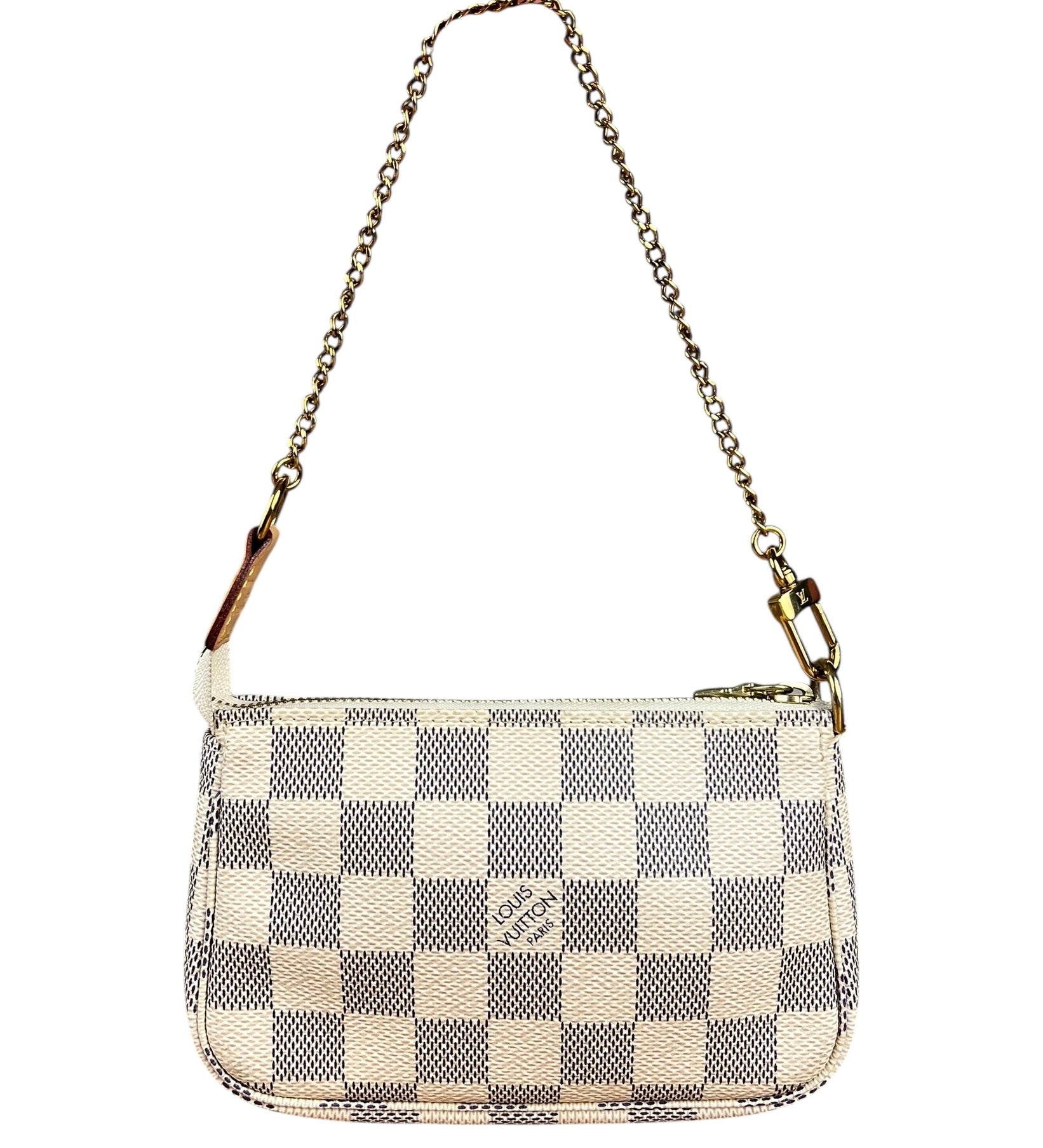 Louis Vuitton Damier Azur Mini Chain Pochette