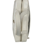 Chanel White CC Lambskin Wild Stitch Handbag 2003