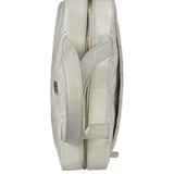 Chanel White CC Lambskin Wild Stitch Handbag 2003