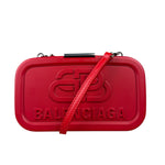 Balenciaga Lunch Box Logo Clutch