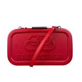 Balenciaga Lunch Box Logo Clutch