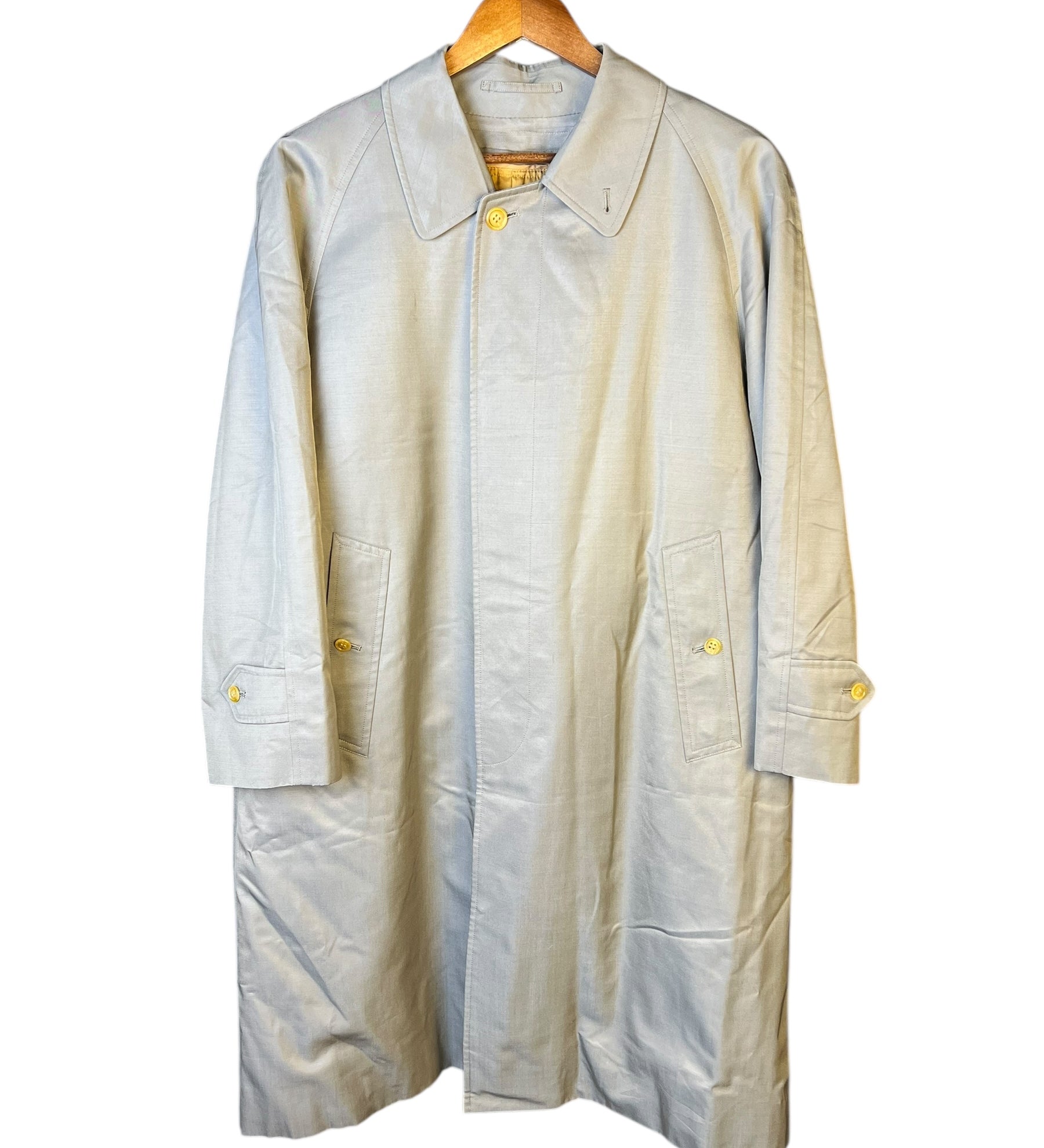 Burberry Vintage Grey Check Lined Coat