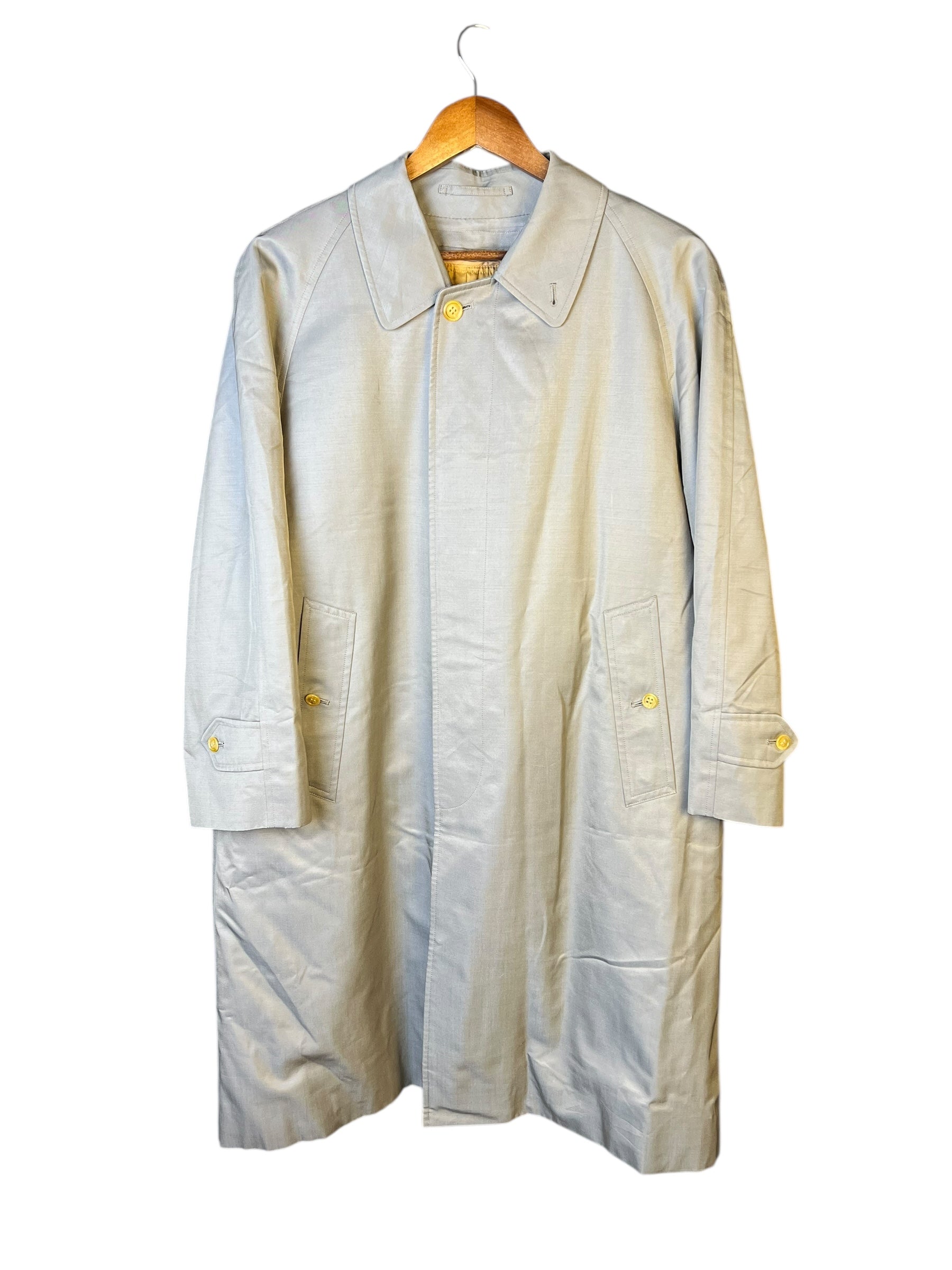 Burberry Vintage Grey Check Lined Coat