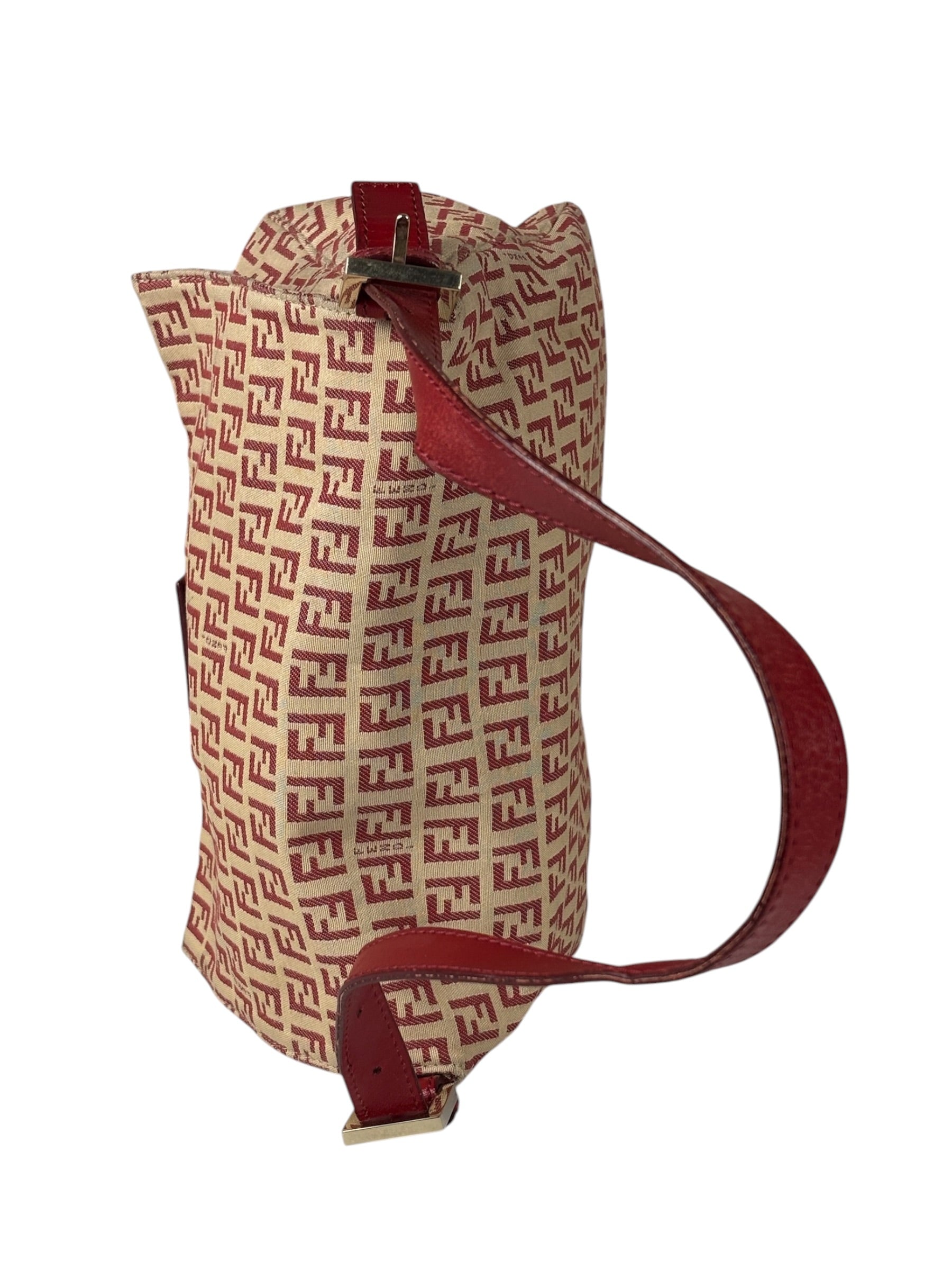 Fendi Vintage Red FF Mamma Baguette