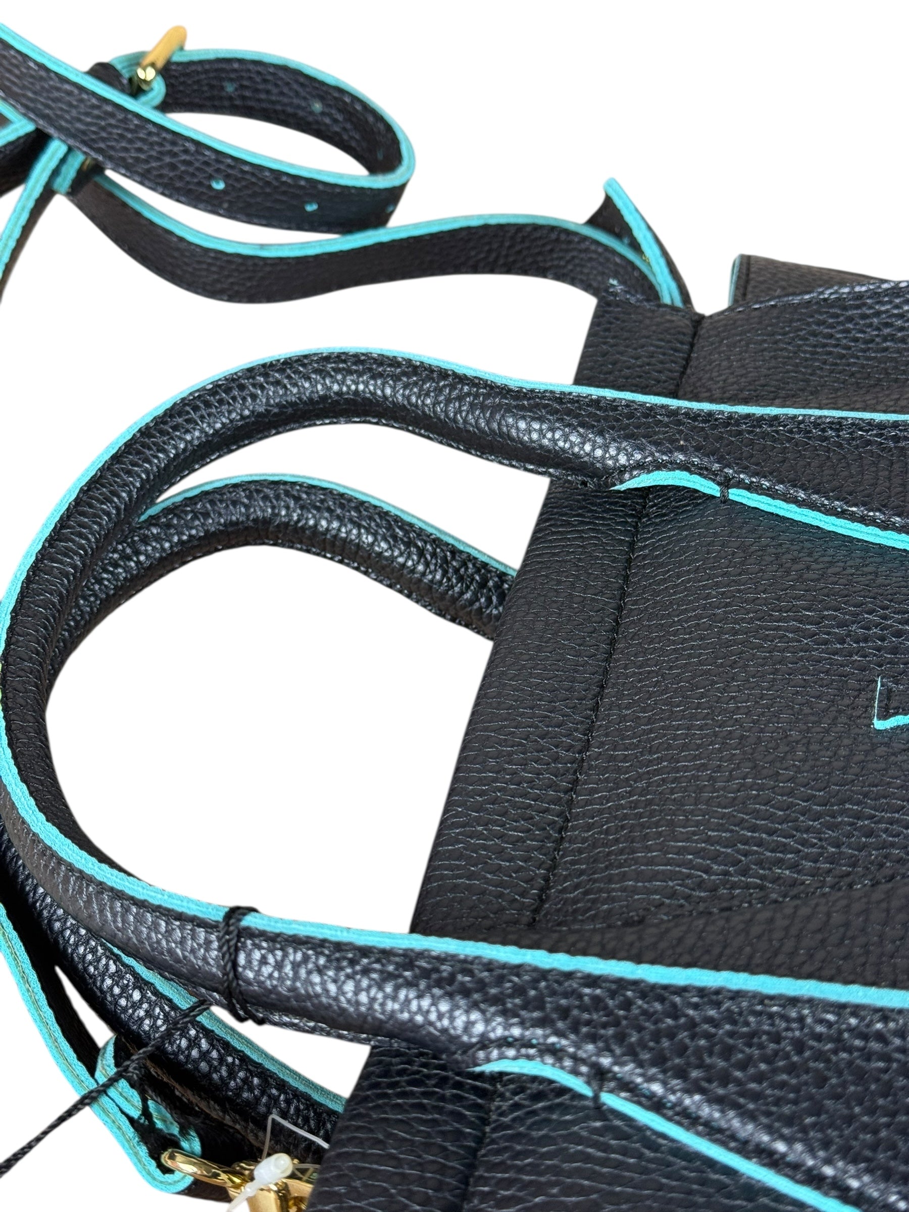 Vivienne Westwood Navy Leather Two Way Bag