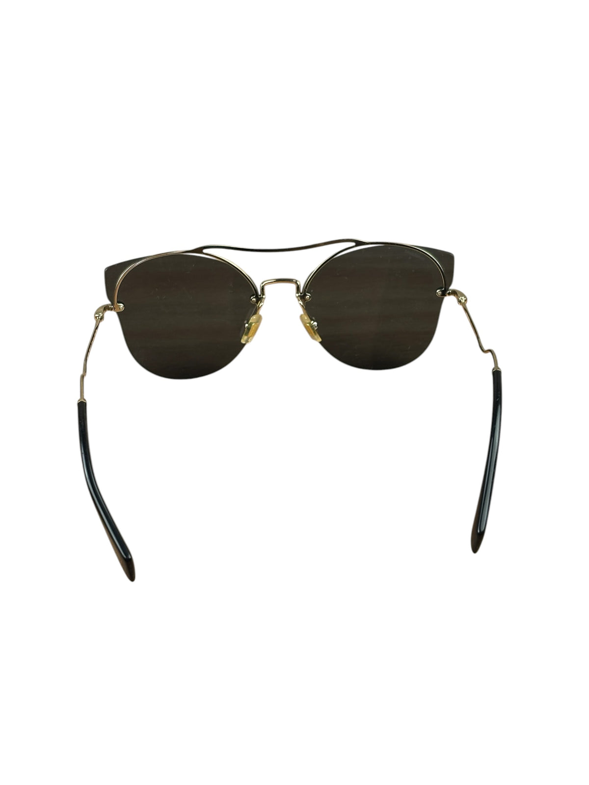 Miu Miu SMU526 Rimless Geometric Aviator-Style Sunglasses