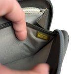 Chanel Caviar Leather Grey Zip Wallet