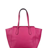 Gucci Pink Pebbled Leather Small Swing Tote
