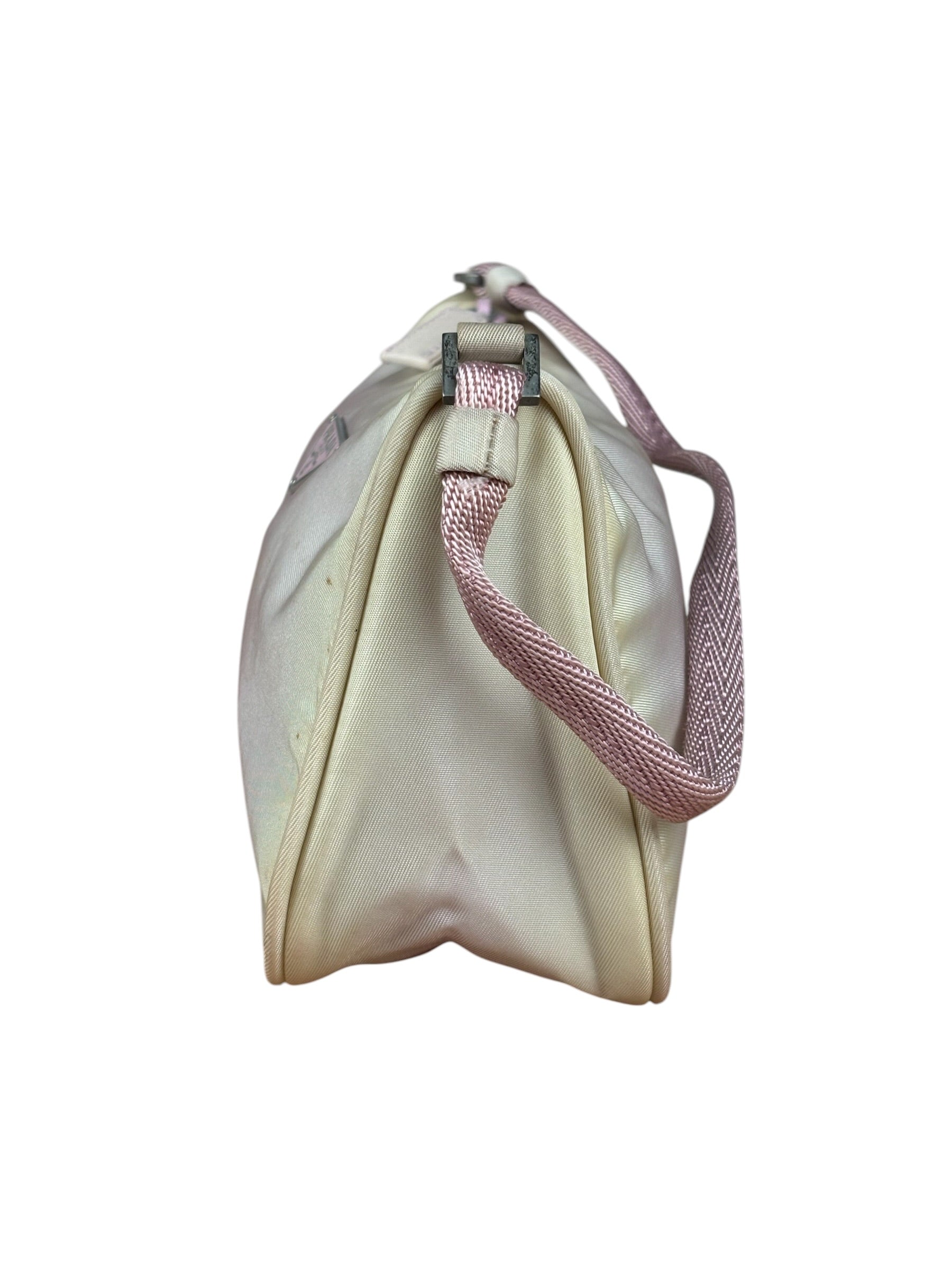 Prada Pink Nylon Tessuto Pochette
