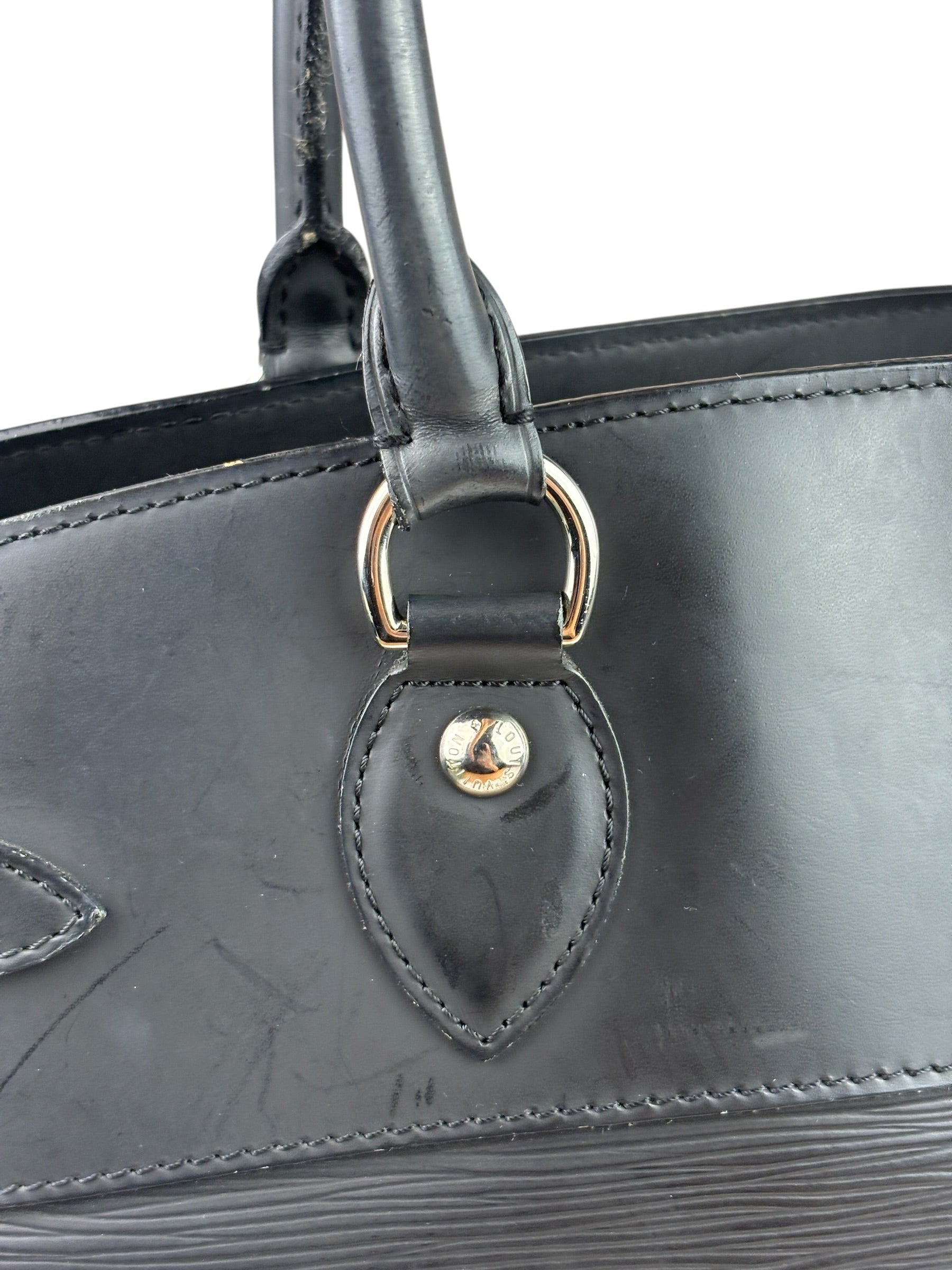Louis Vuitton Black Epi Leather Passy Tote GM