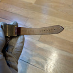 Omega Solid 14k Gold Square Dial