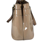Gucci Dusty Rose Patent Leather Horsebit Two-Way Tote