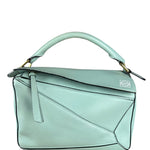 Loewe Green Medium Puzzle Bag