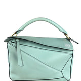 Loewe Green Medium Puzzle Bag