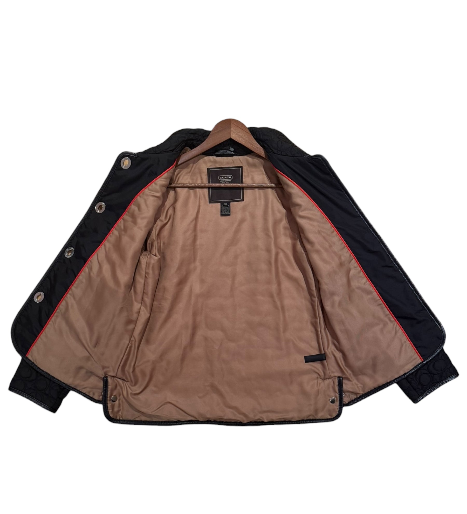 Coach Black Quilted Jacket