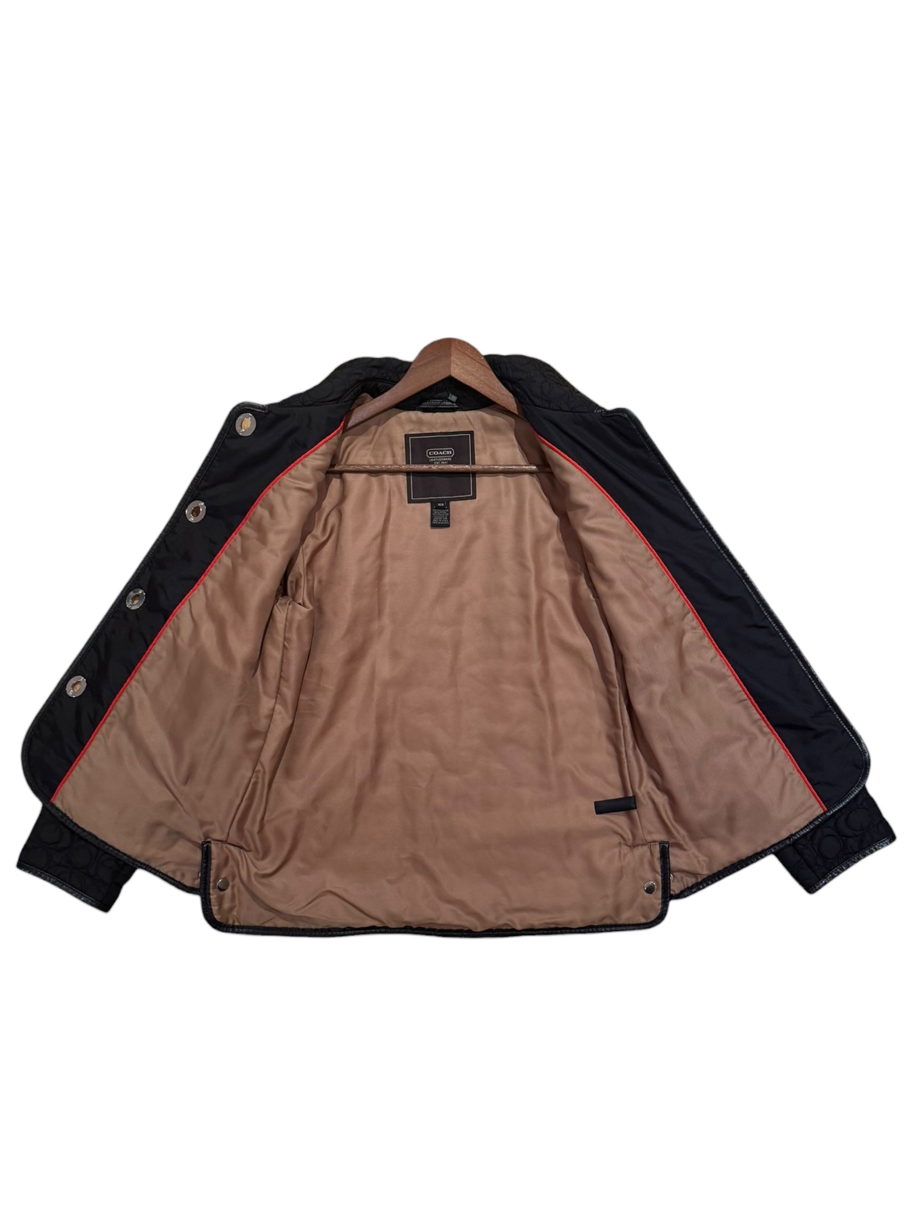 Coach Black Quilted Jacket