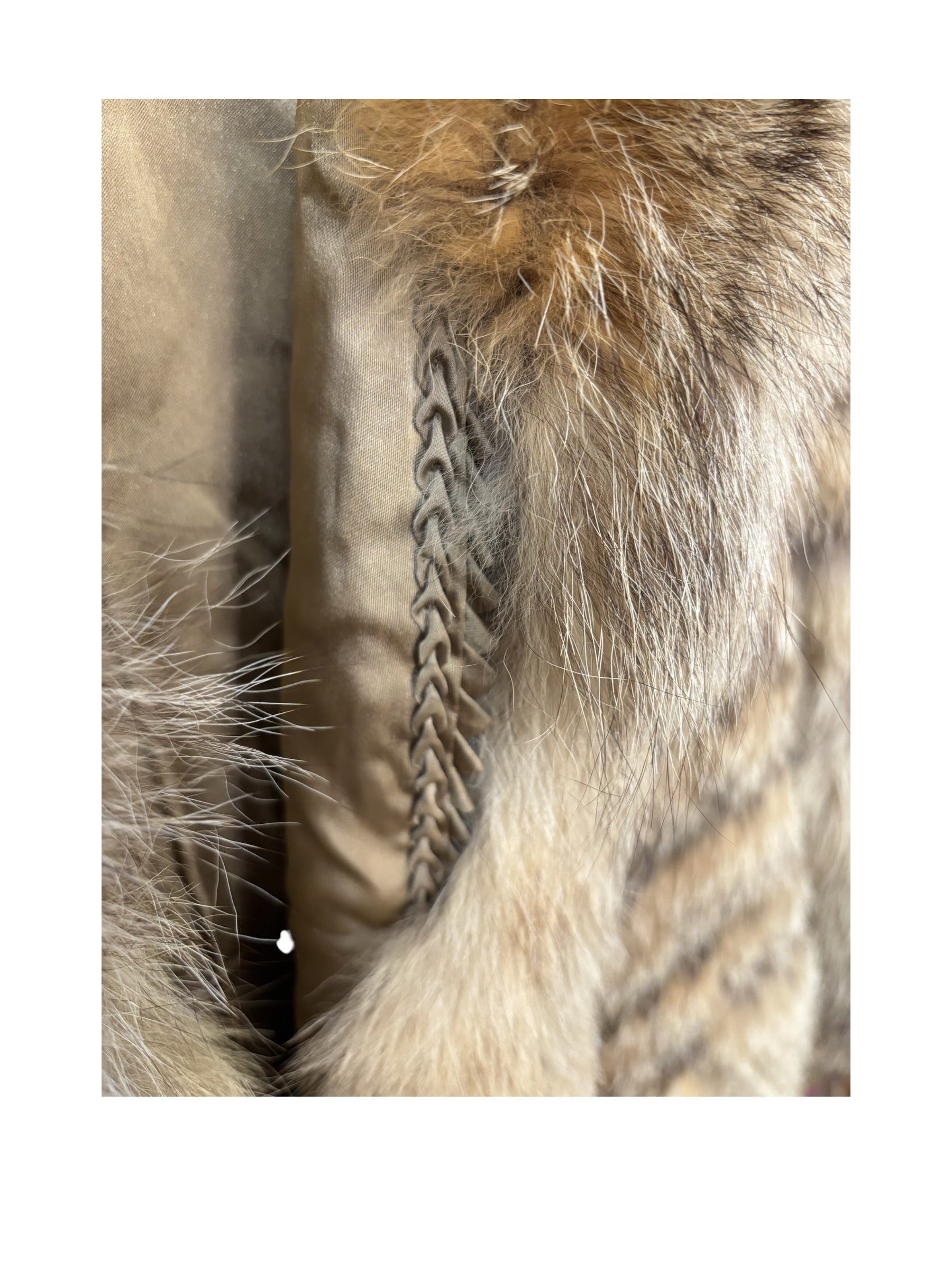 Vintage Brown Fox Fux Coat