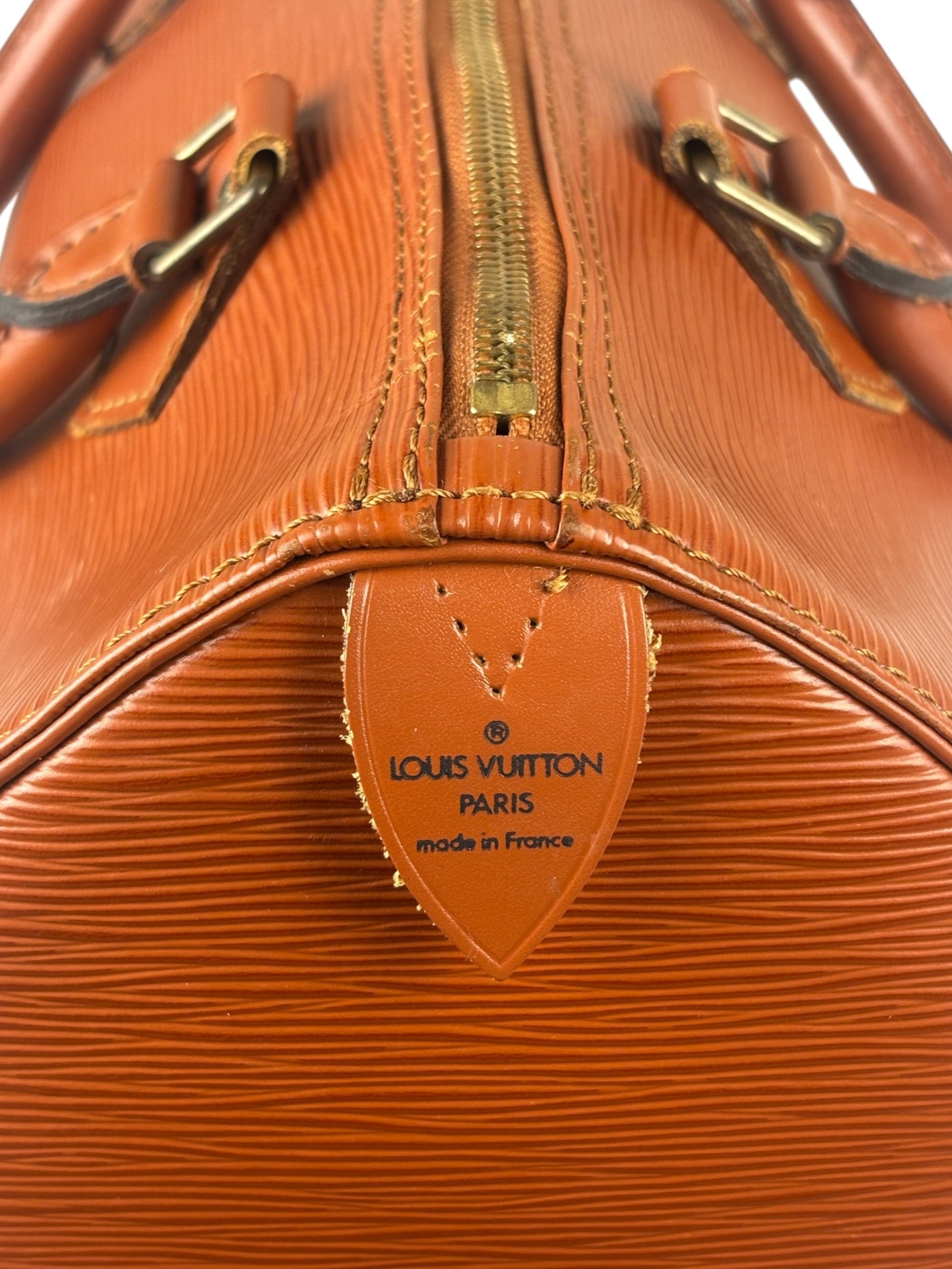 Louis Vuitton Brown Epi Speedy 30