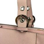 Salvatore Ferragamo Pink Saffiano Leather Shoulder Bag