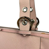 Salvatore Ferragamo Pink Saffiano Leather Shoulder Bag