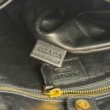 Prada Bicolor Leather Nappa Waves Tote Bag