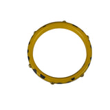 Louis Vuitton x Yayoi Kusama Yellow/Bkack Infinity Dots Acrylic Bangle