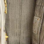 Prada Saffiano Lux Leather Grey 2Way Shopping Bag