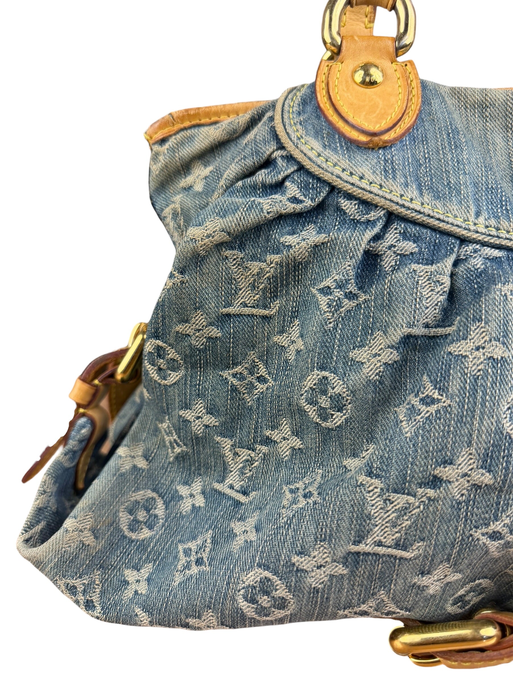 Louis Vuitton Blue Denim Monogram Neo Cabby Two-Way Bag MM
