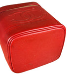 Chanel Red Caviar Vanity Cosmetic Case