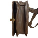 Chanel Brown Quilted Waist Bag 1990