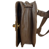 Chanel Brown Quilted Waist Bag 1990