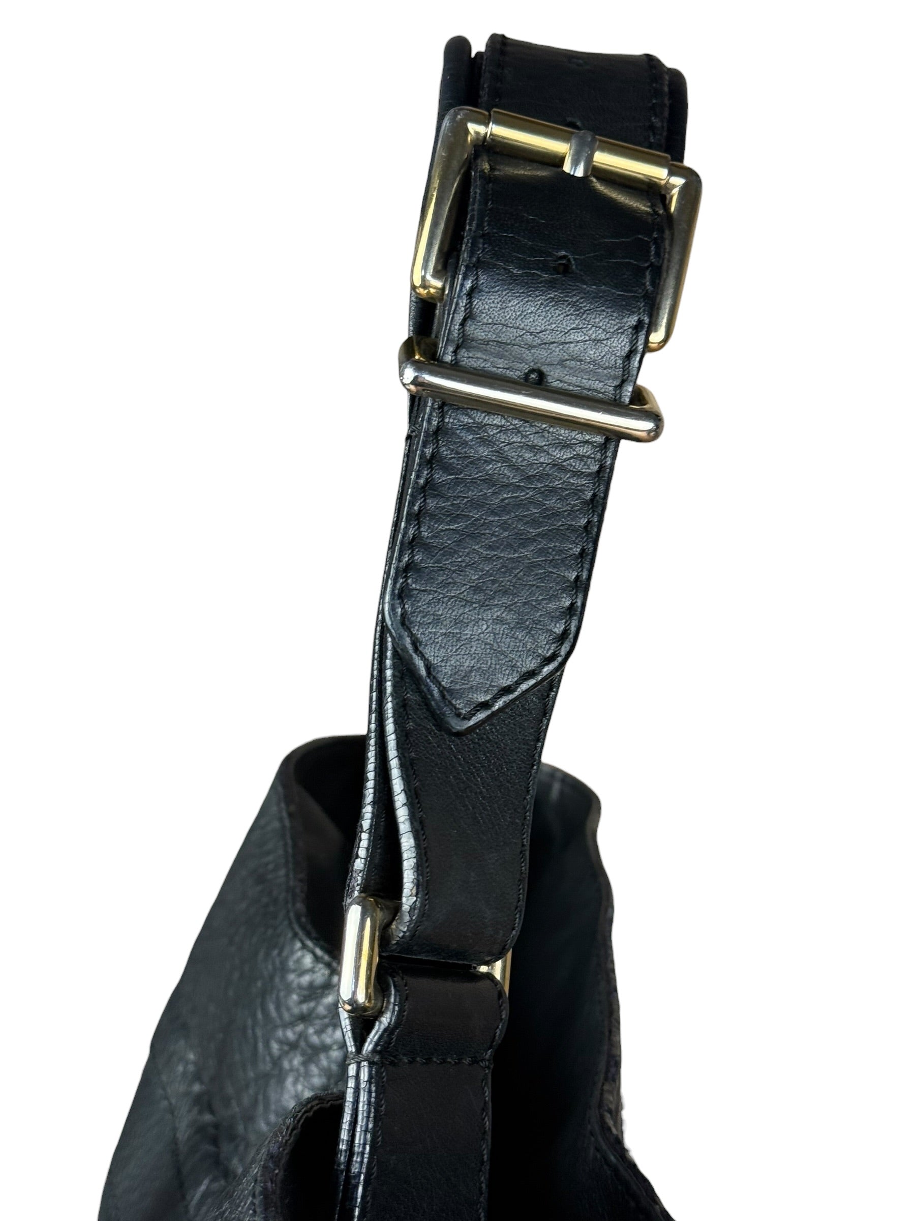 Givenchy Black Leather Hobo Bag