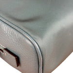Coach Teal Blue Ellis Boxy Cosmetic Pouch
