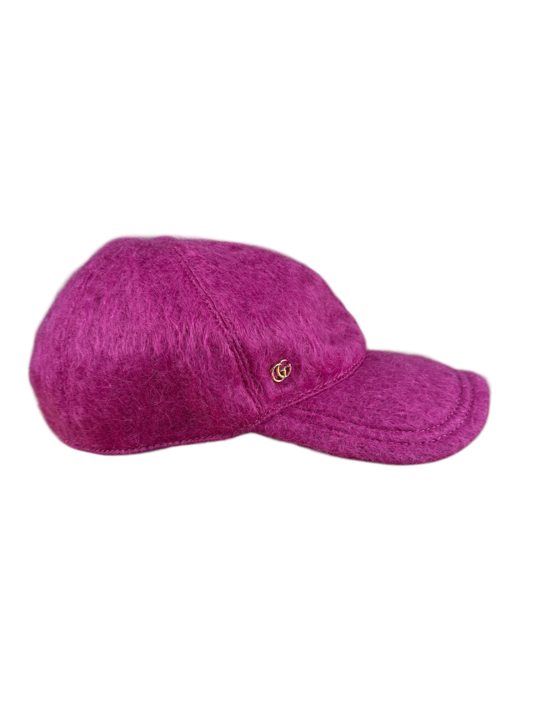 Gucci Fuzzy Fuchsia Baseball Hat