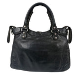 Balenciaga Black Classic Leather City Bag