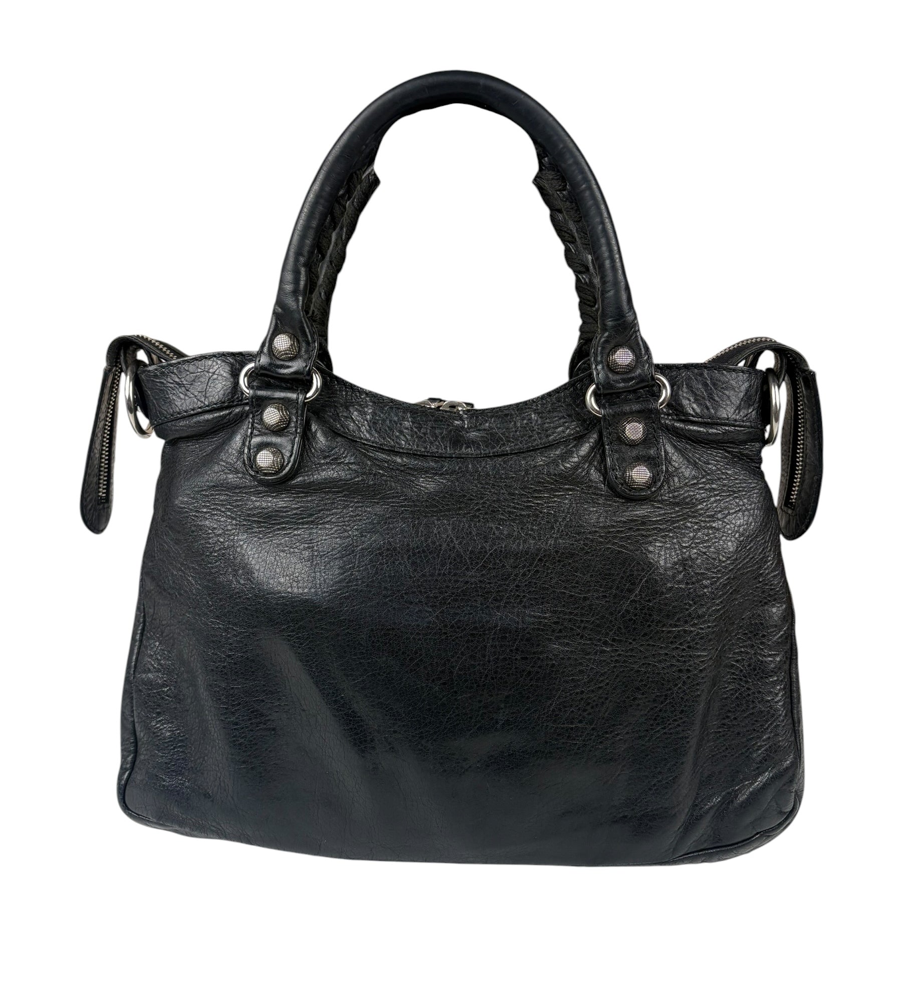 Balenciaga Black Classic Leather City Bag