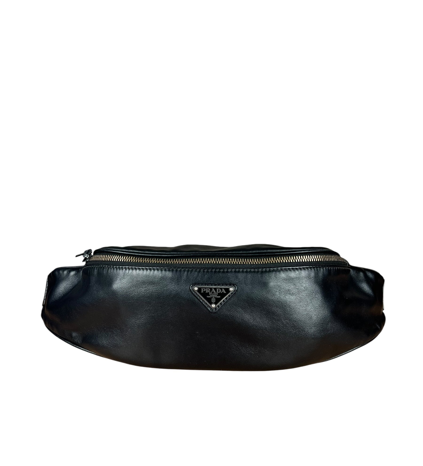 Prada Leather Belt Bag Black