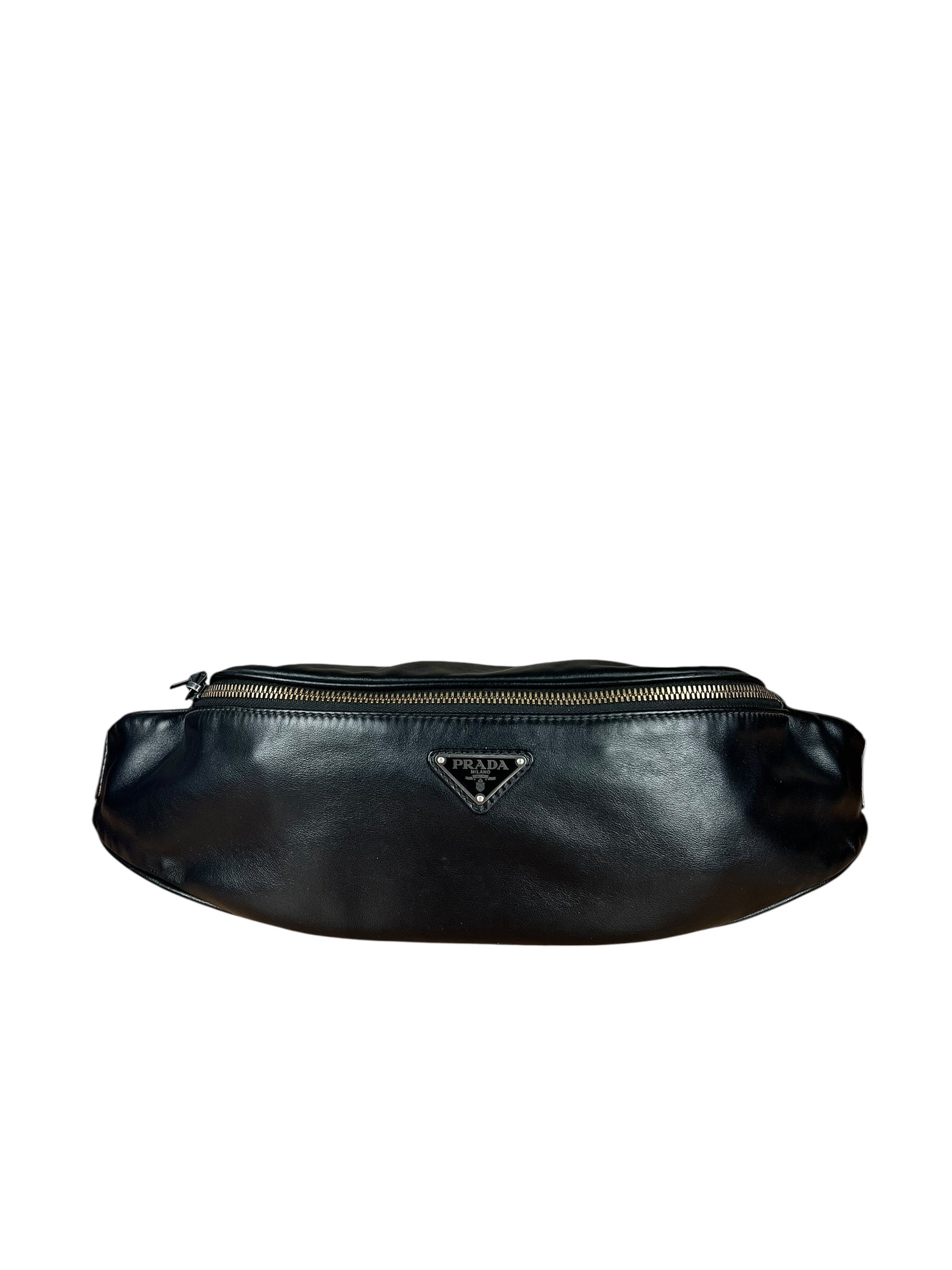 Prada Leather Belt Bag Black
