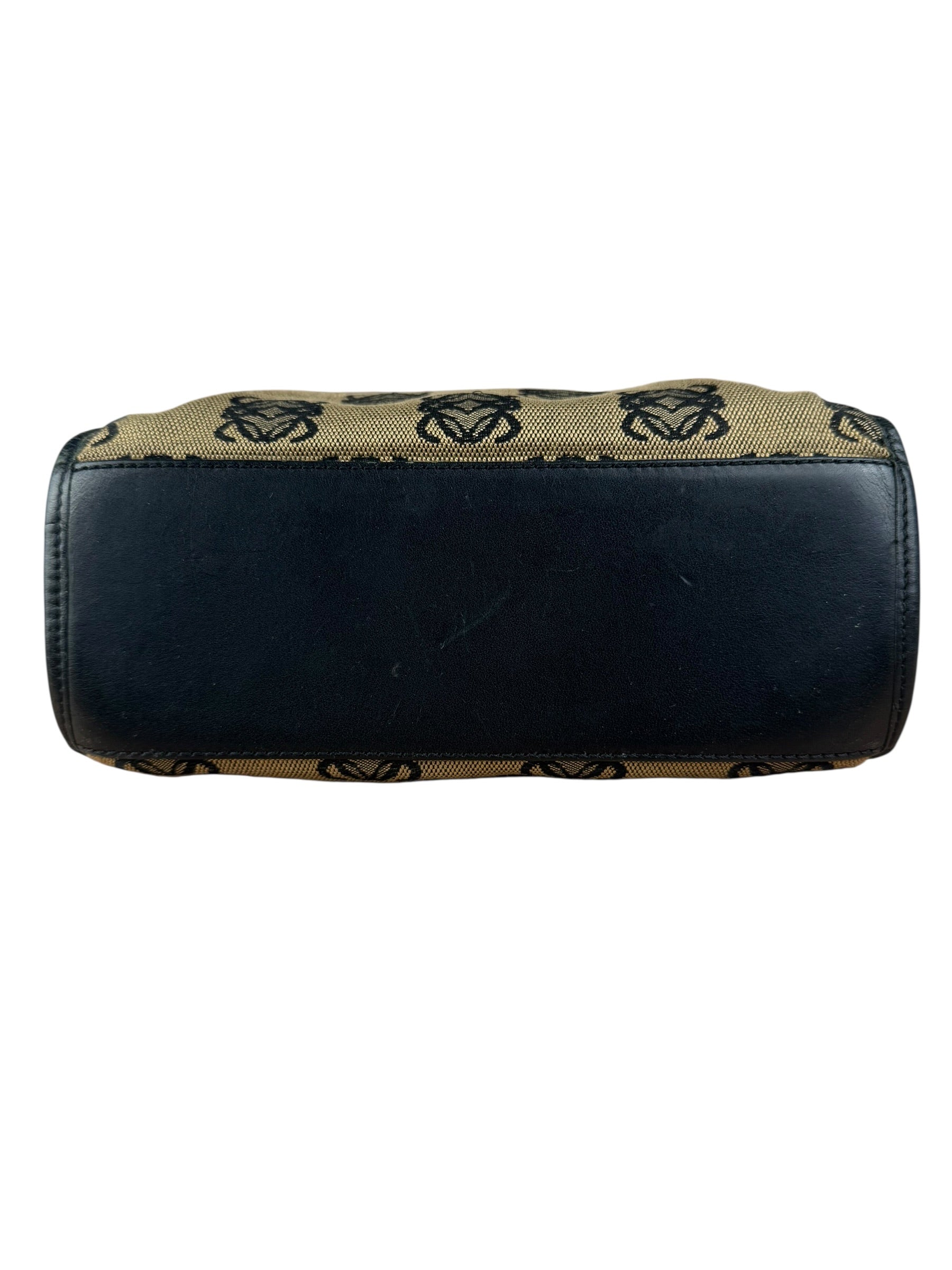 Loewe Vintage Canvas Anagram Zip Tote Bag