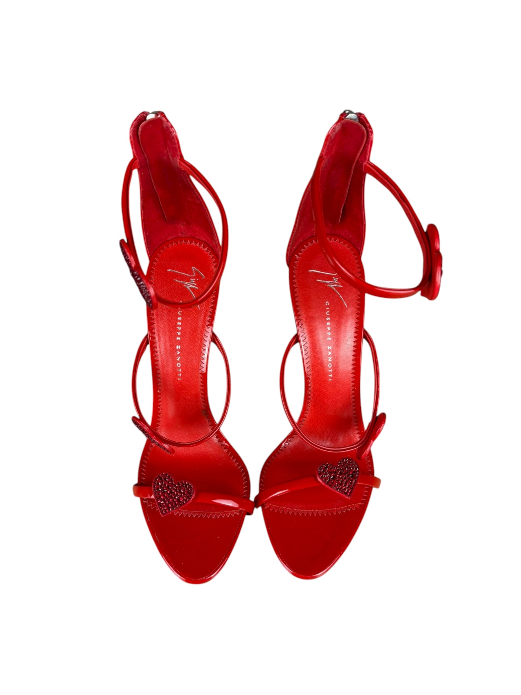 Giuseppe Zanotti Red Heart Heels