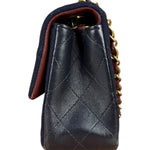 Chanel Quilted Navy Paris Hamburg Collection 2018