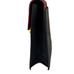 Yves Saint Laurent Vintage Black Leather Briefcase Two-Way Bag