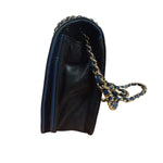 Chanel Bicolor Leather Mademoiselle Wallet On Chain 2017