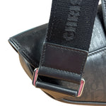 Christian Dior Black Calfskin Galaxy Saddle Messenger Bag