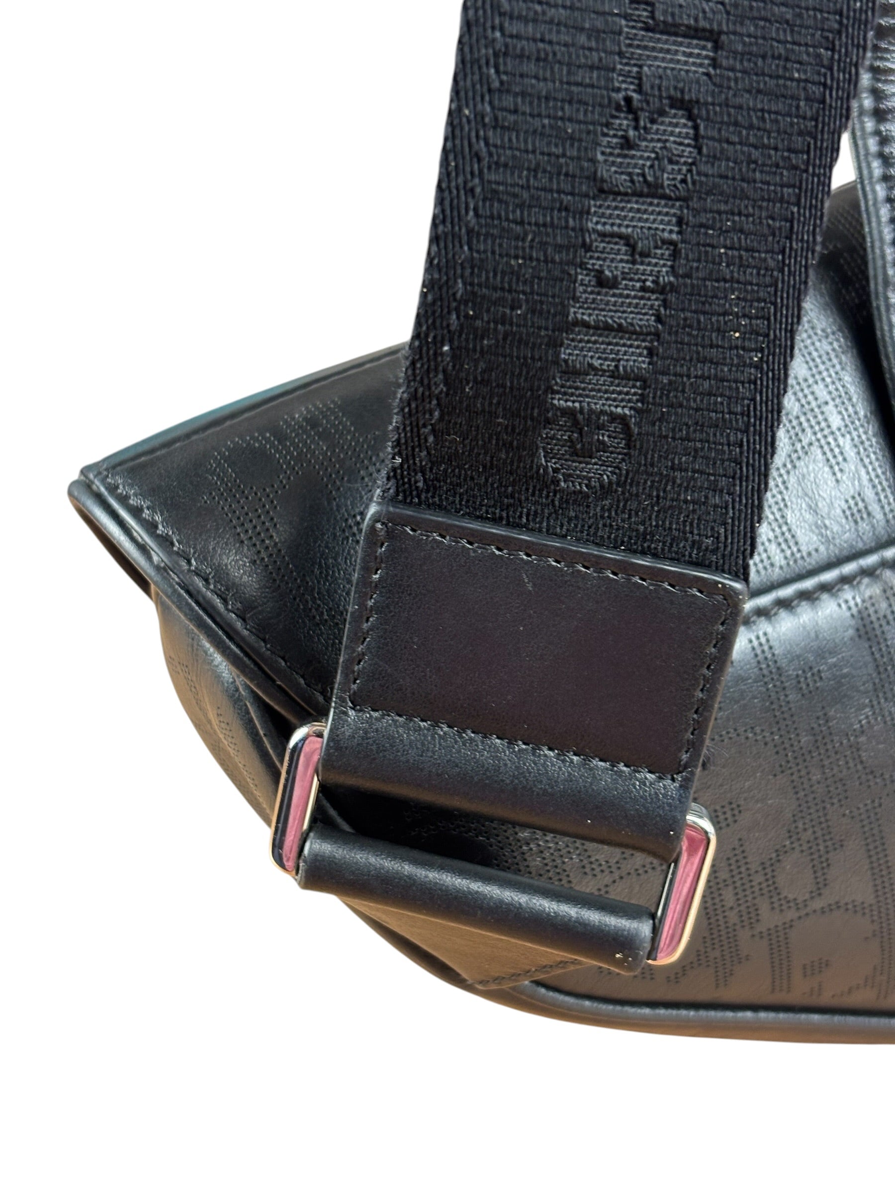 Christian Dior Black Calfskin Galaxy Saddle Messenger Bag
