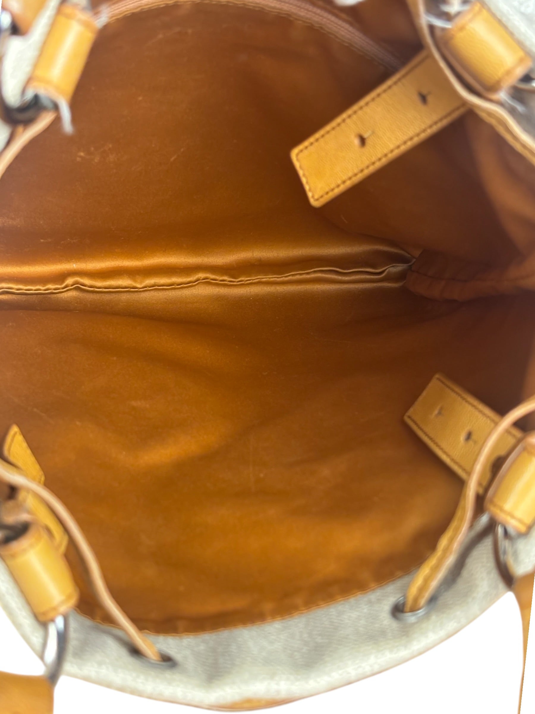 YSL Canvas Kahala Heart Tote
