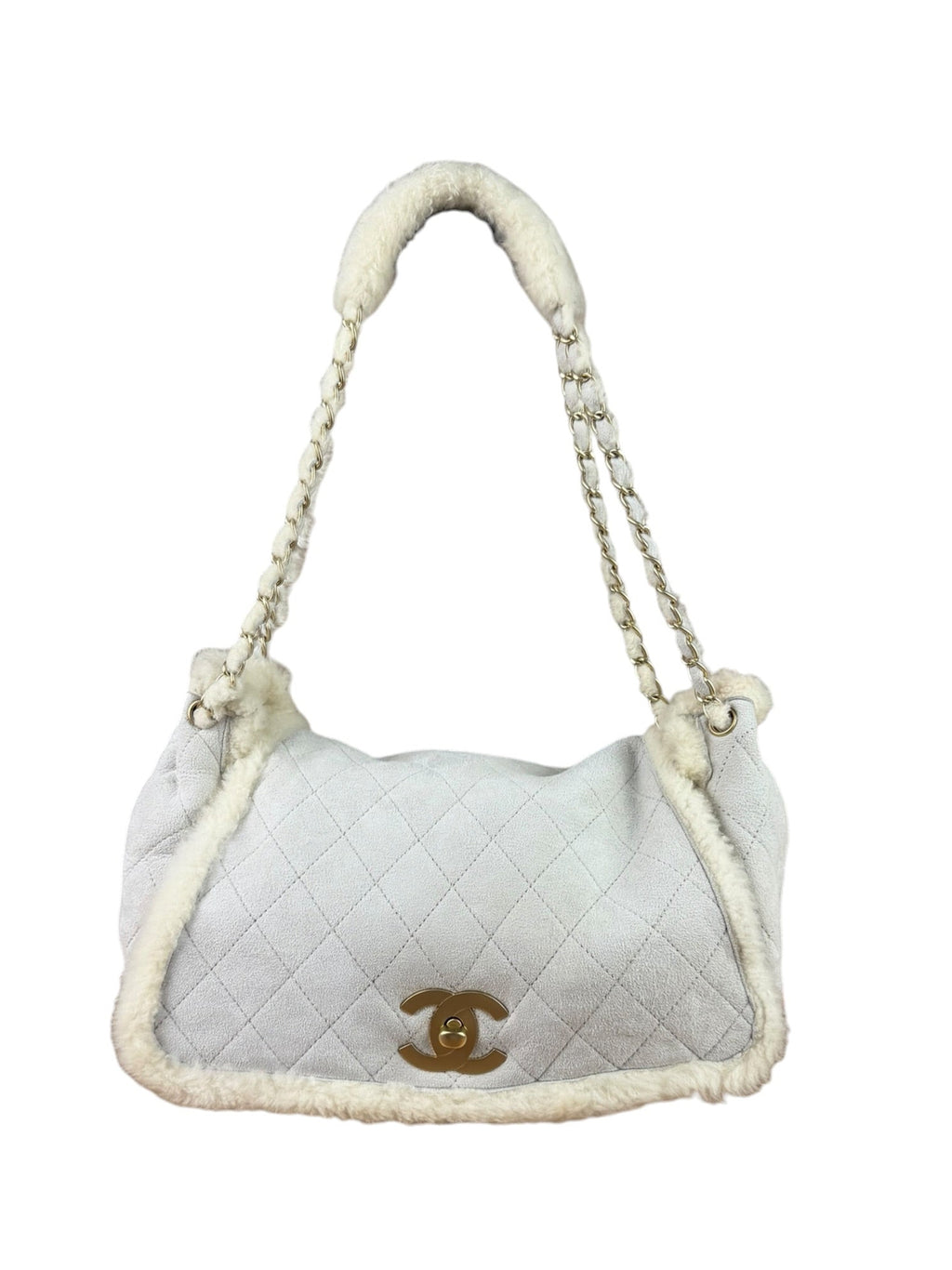 Chanel Shearling Accordion Flap Bag 2004