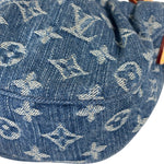 Louis Vuitton Blue Denim/Leather Trim Pochette